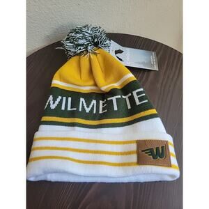 Wilmette Braves Winter Hat Pom Adult Unisex One Size Cirque- New!